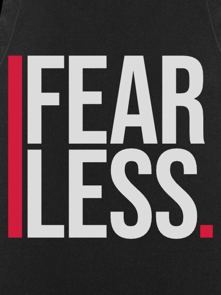 fearless Text Quote Design
