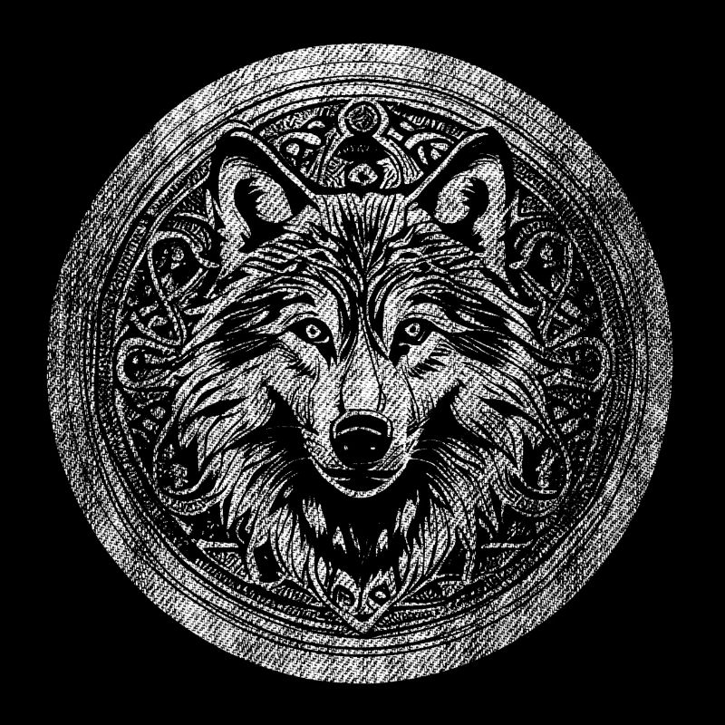 Wolf Wikinger Wild