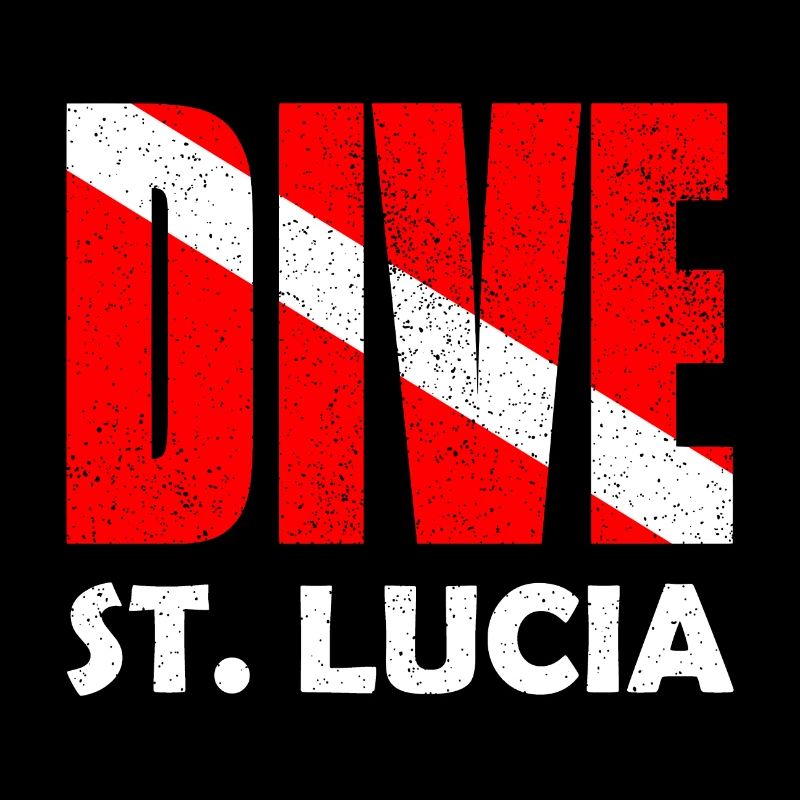 Dive St. Lucia - Diver Down Flag Scuba Diving