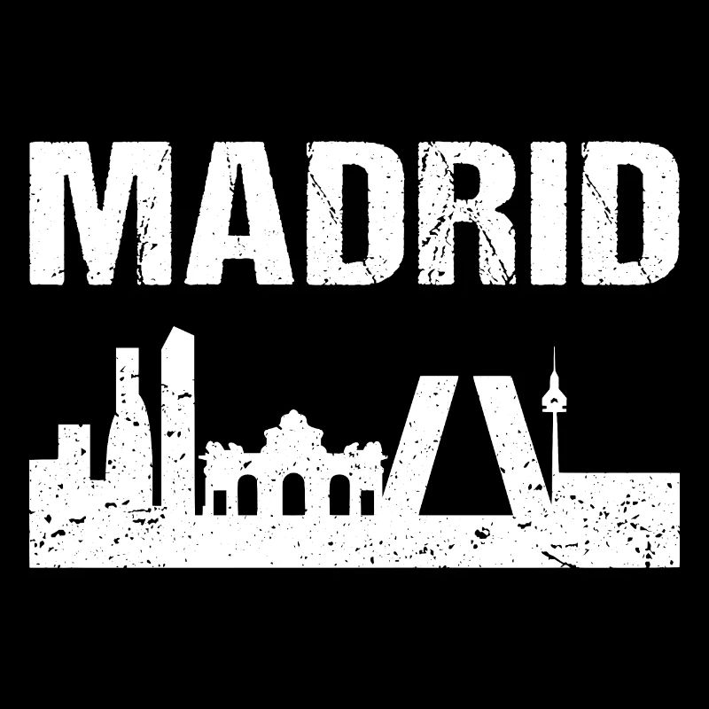 Madrid Skyline Espagne Capitale Madrid
