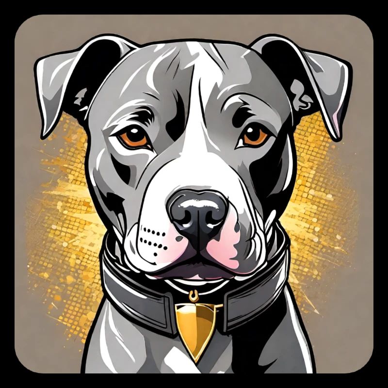 Niedlicher süßer Pitbull Terrier Hund