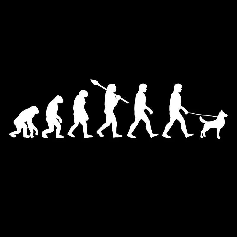 Evolution dog pooch gift