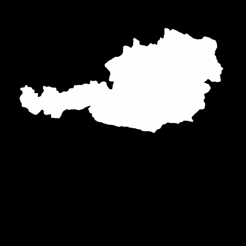 Austria outline Austria map Austrians