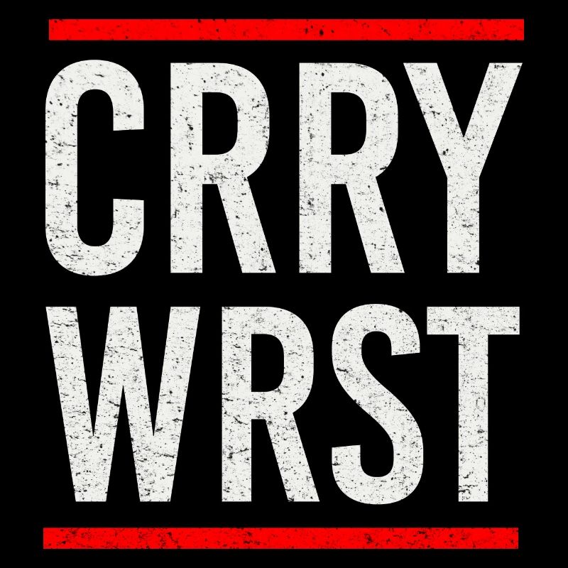 Currywurst Design im HipHop Style