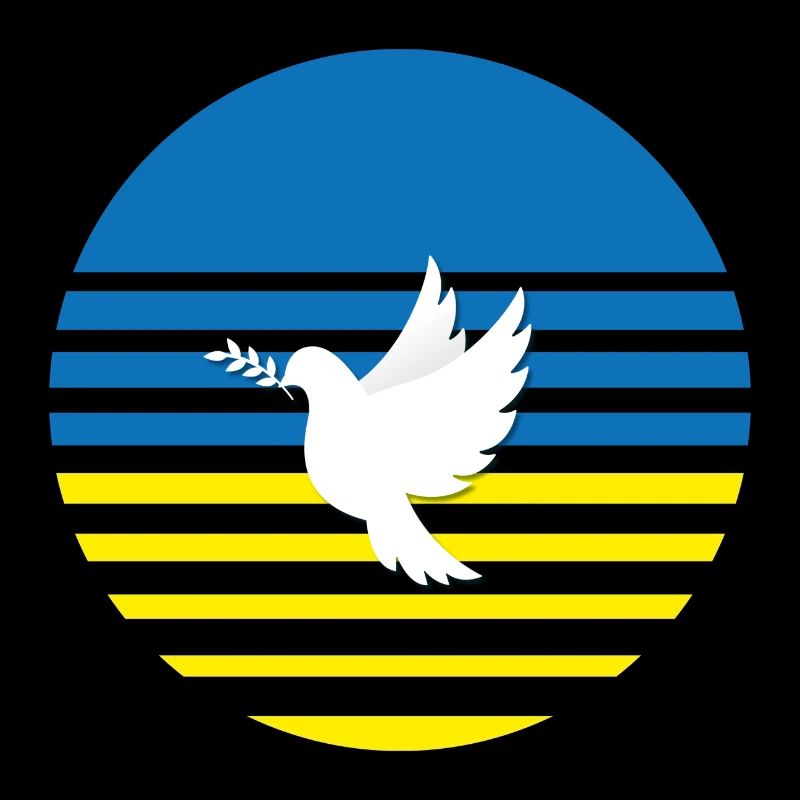 Make Peace No War Ukraine Frieden Taube