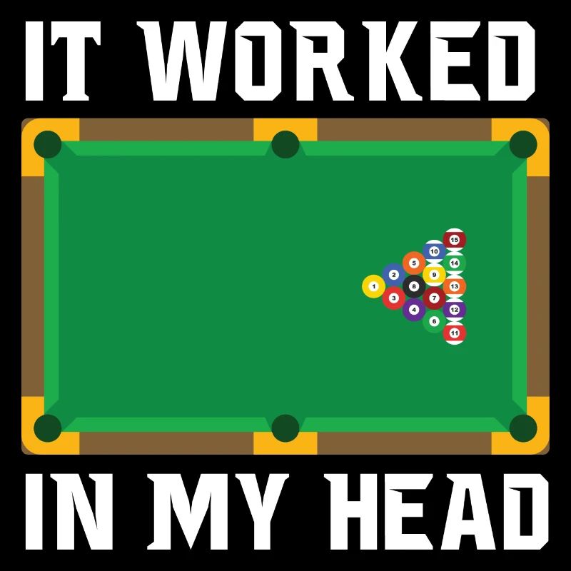Ça a fonctionné dans ma tête Billard billard Snooker