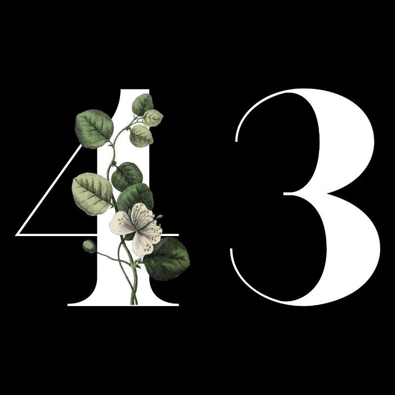 Nummer 43 Blumengrün - 43. Blumengeburtstag