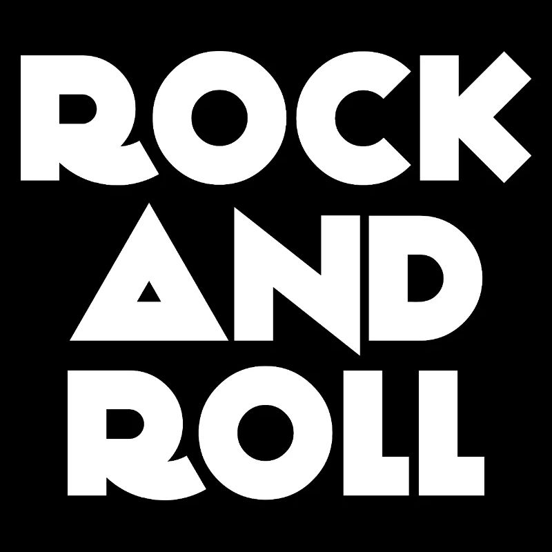 Mutiges Rock'n'Roll-Logo-Design