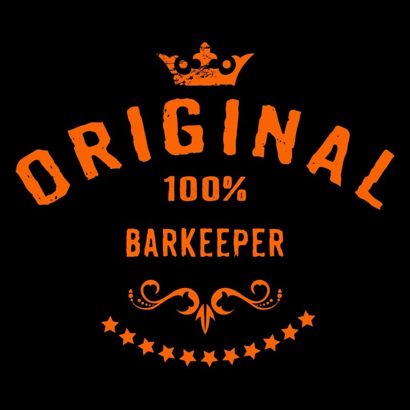Original 100 Prozent Barkeeper - RAHMENLOS Beruf