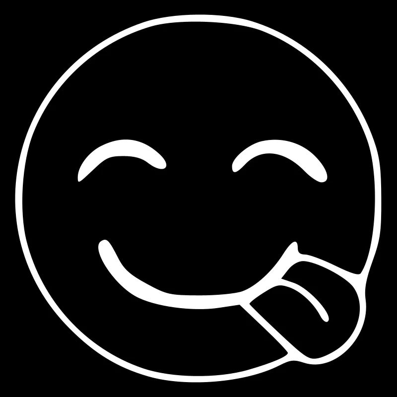 Emoji Hunger Sketch White