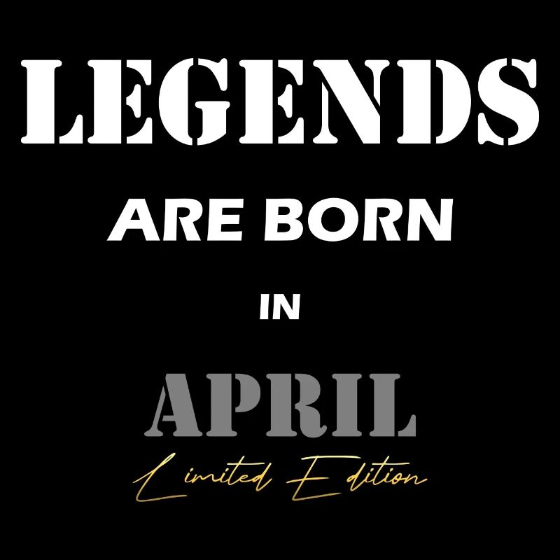 April Legends Geschenk white
