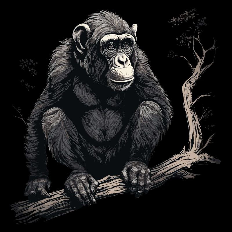 Schimpanse Affe