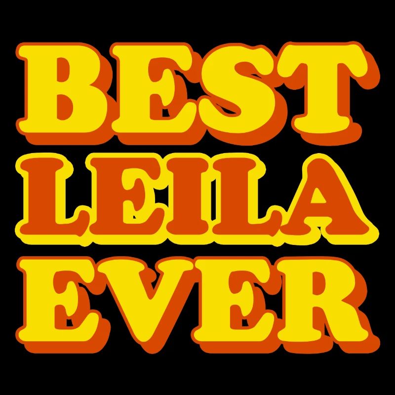 Funny gift with first name Leila