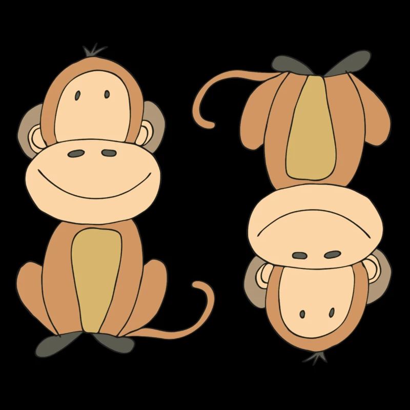 Singe à l’envers