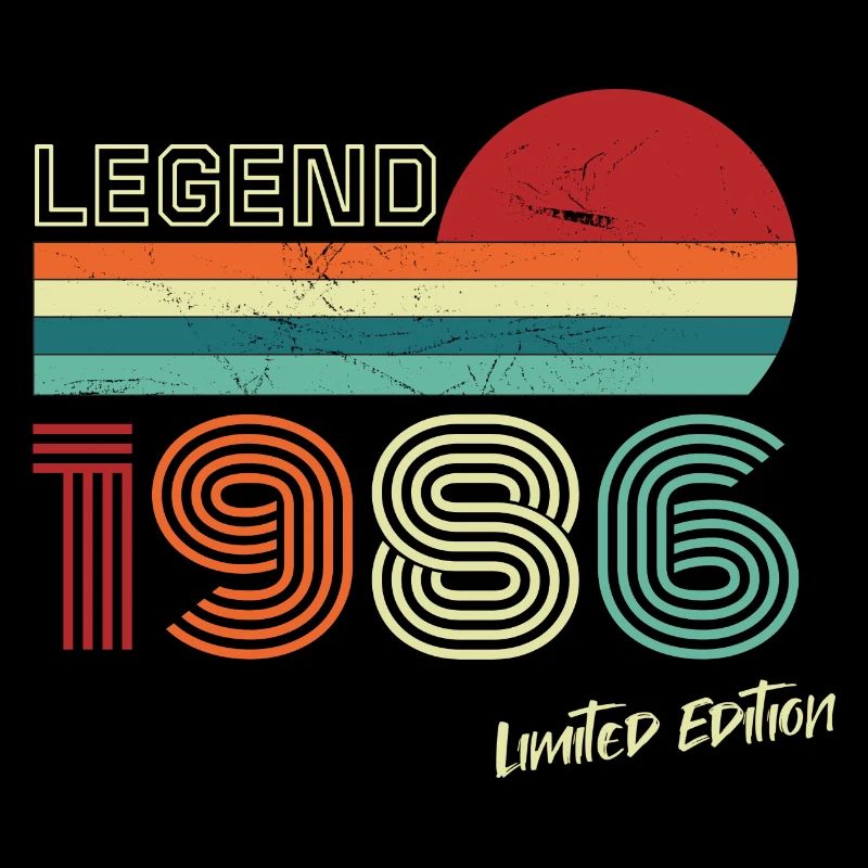 Legend 1986 Geburtstagsshirt Geschenk Jubiläum
