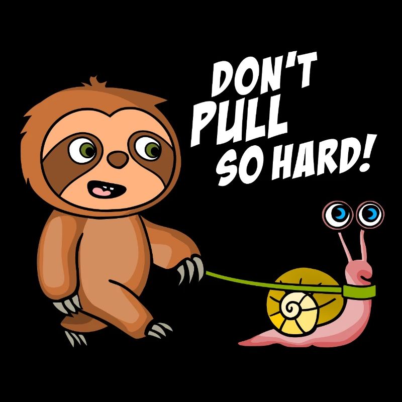 Don't pull so hard. Zieh nicht so. Schwarze Shirts