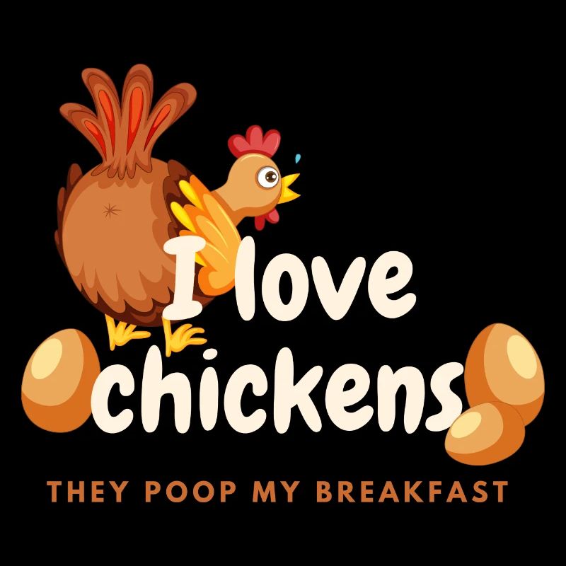 J’ADORE LES POULETS Élevage de poulets Éleveur de poulets Disant