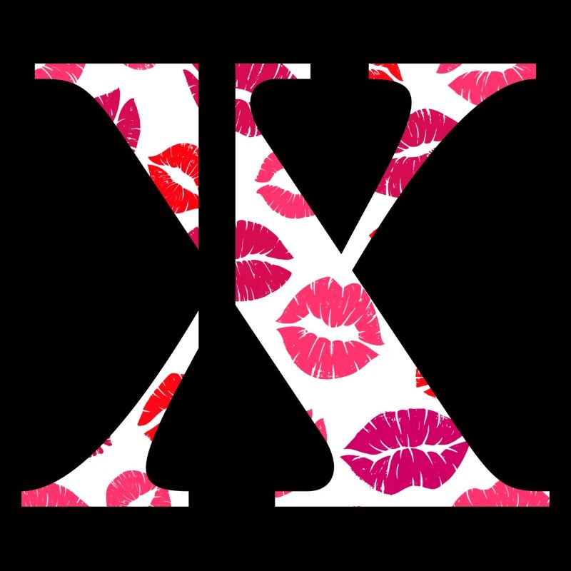Lettre x bisous
