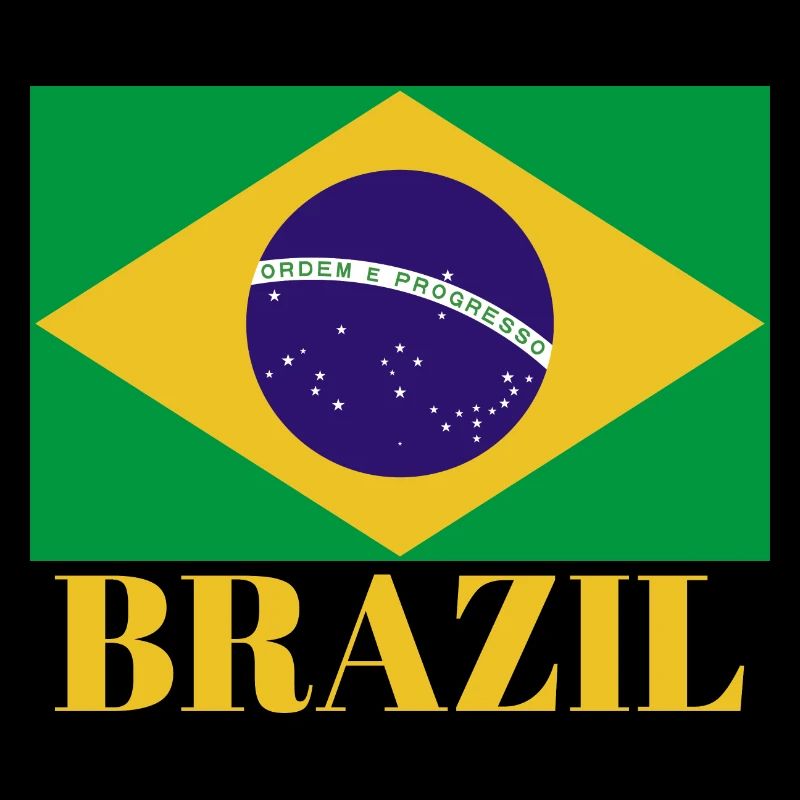 Vintage C’est dans mon ADN Brésil Drapeau BRÉSILIEN BRÉSIL