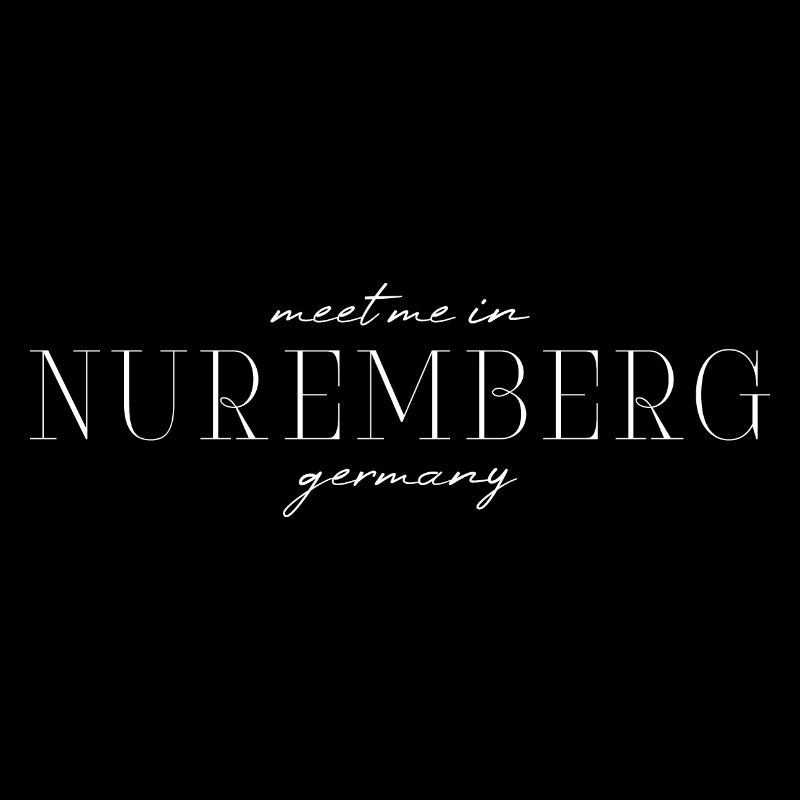 Nuremberg, Germany Elegance Style Design T-Shirt