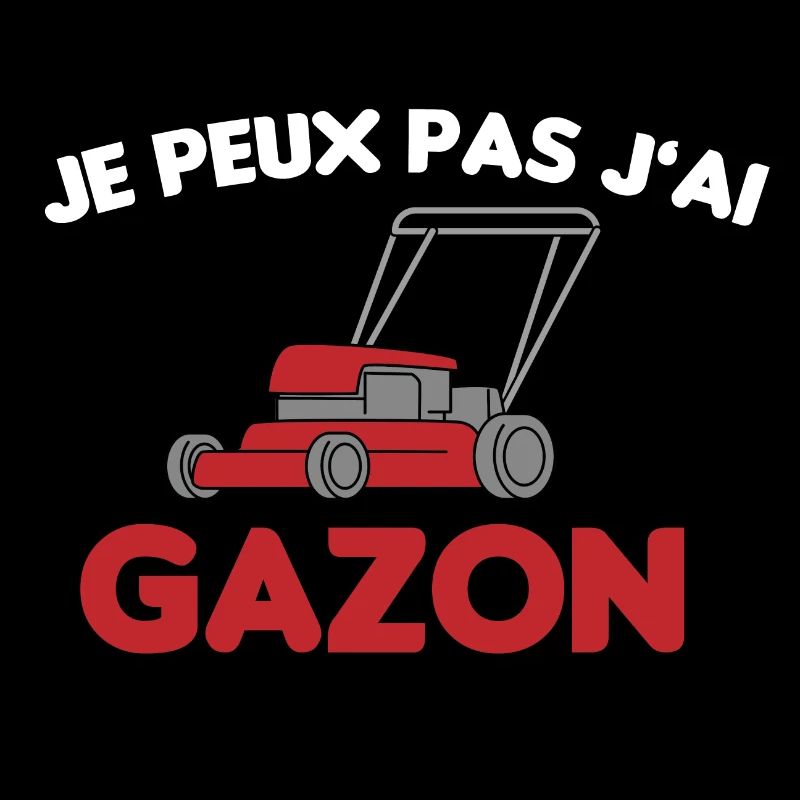 Cadeau drôle tondeuse à gazon
