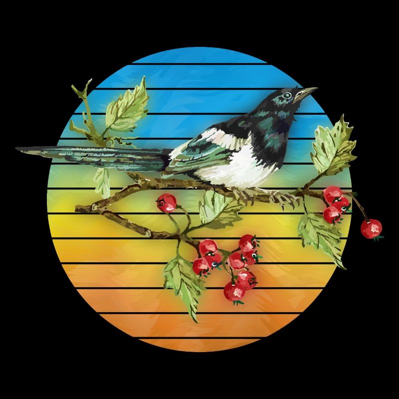 Bunter Vogel