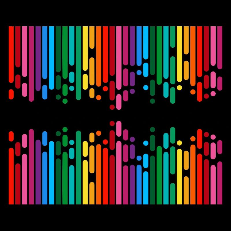 Lignes colorées