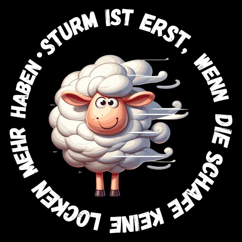 Hambourg Moutons Tempête Météo Drôle Côte Nord