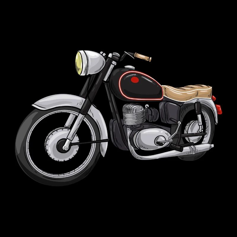 Moto avec un siège