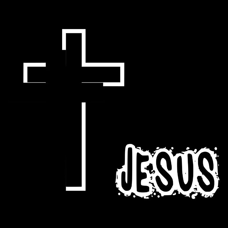 Jesus with crosses