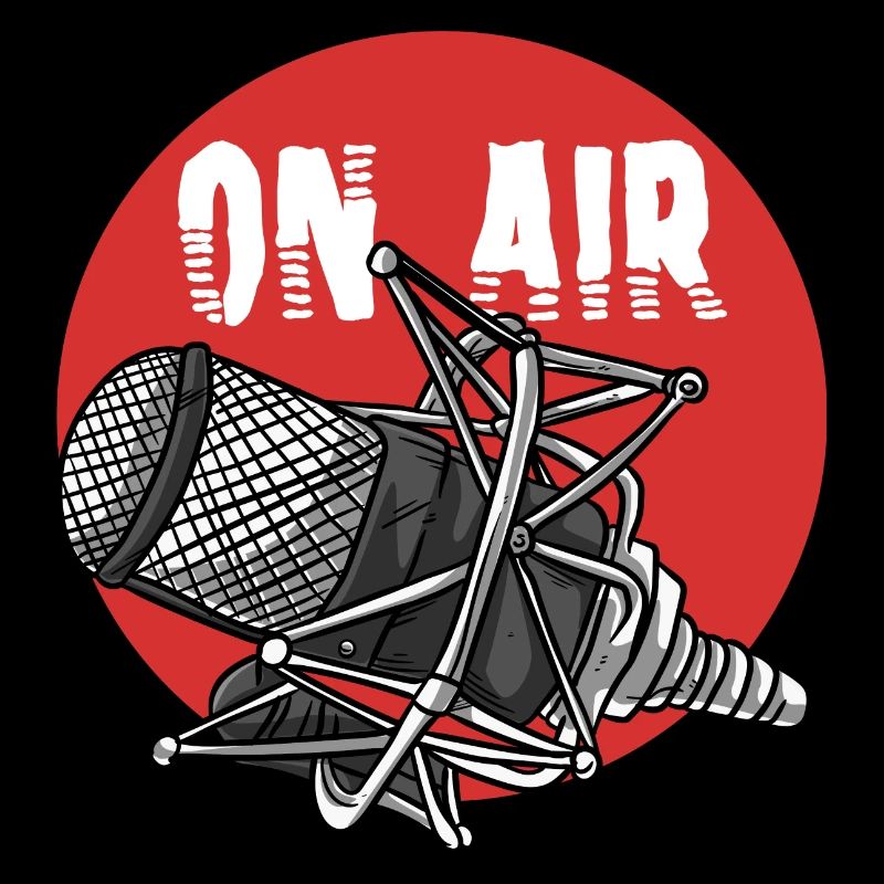 On Air Podcast Mikrofon Radiosendung Moderator