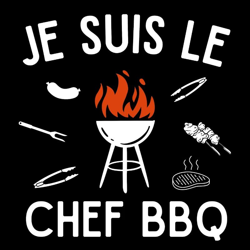 JE SUIS LE CHEF DU BBQ