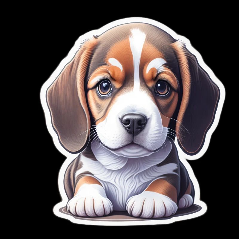 Adorable-mignon chiot beagle