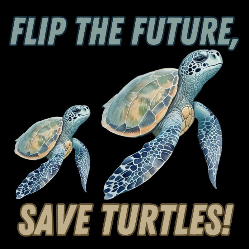 flip the future, save turtles!