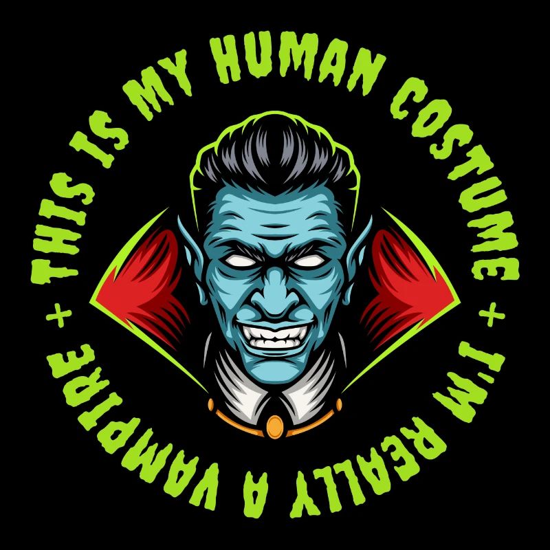 This is my Human Costume. I'm really a Vampire
