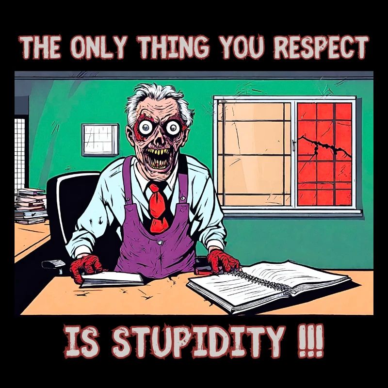 La seule chose que vous respectez, c’est la stupidité !!