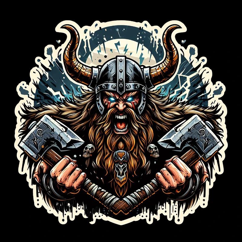 Wikinger Krieger Berserker Walhalla Nordisch