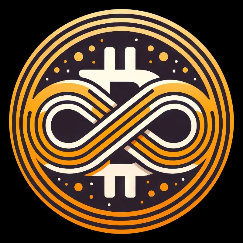 Bitcoin Symbol Unendlicher Wert 21 Millionen