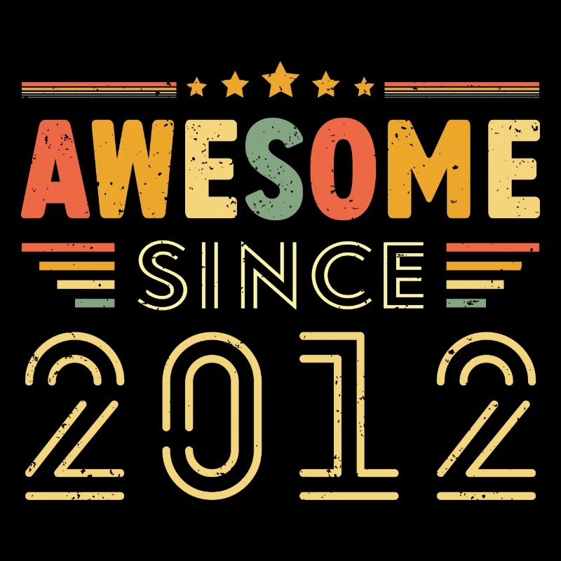 Millésime Légende 2012 Cadeau de 2012 - Né en 2012
