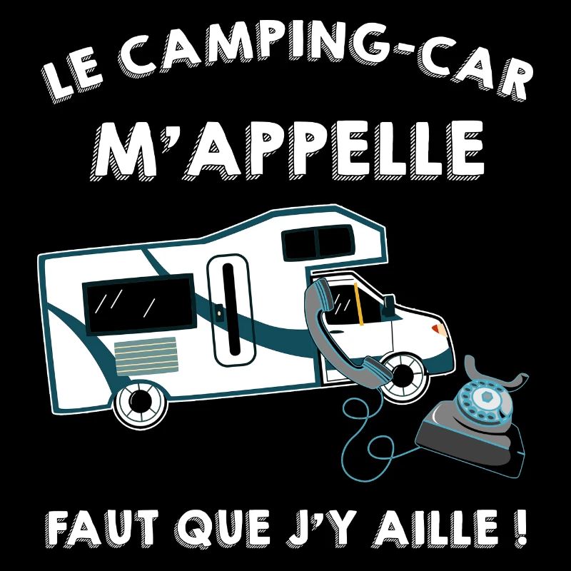 Camping-car. humour appel de camping-car
