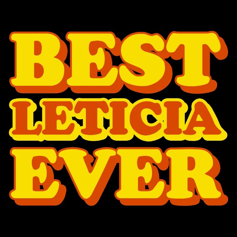 Funny gift with first name Leticia
