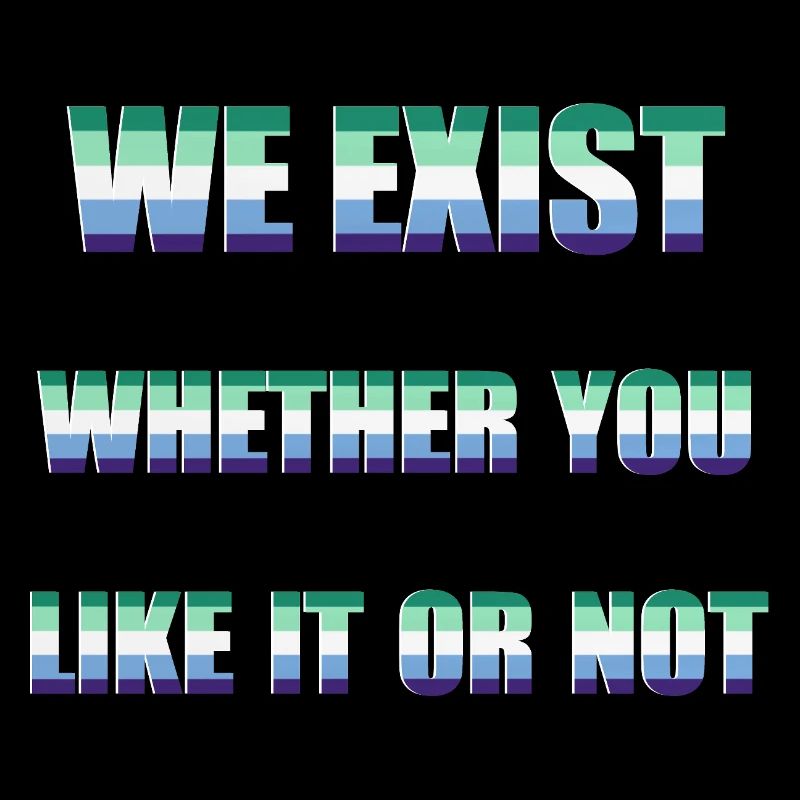 We Exist - Flagge für schwule Männer