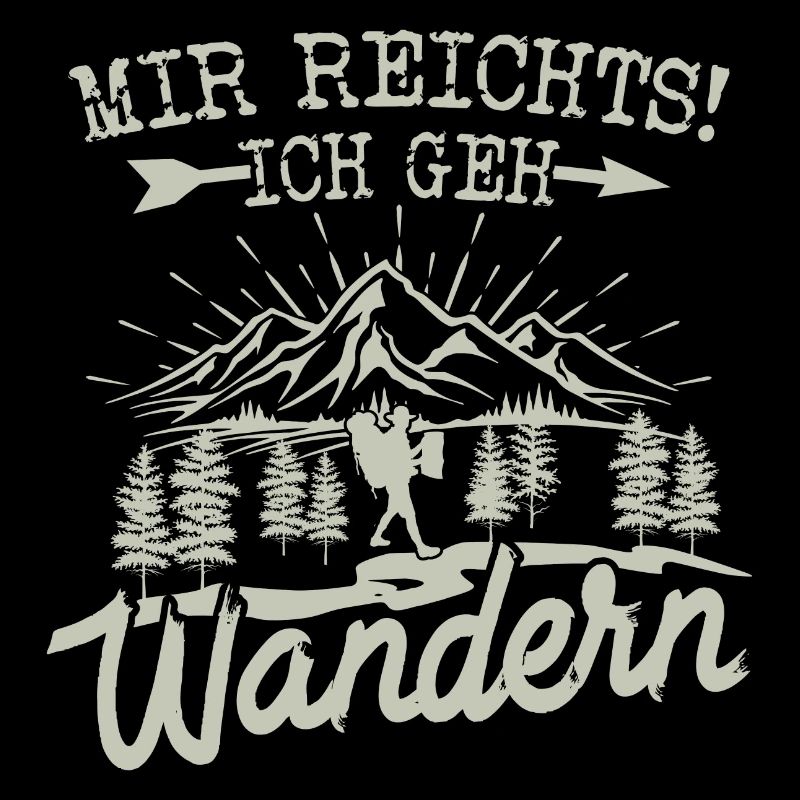 Wandern Wanderer Hiking Bergsteiger Geschenk