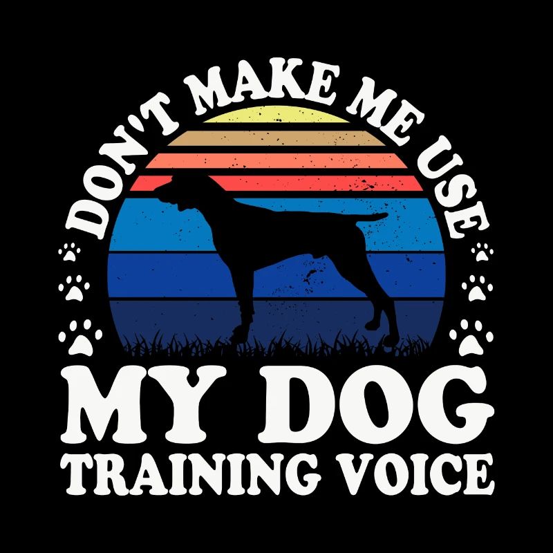Allemand Pointer Chien Silhouette Rétro