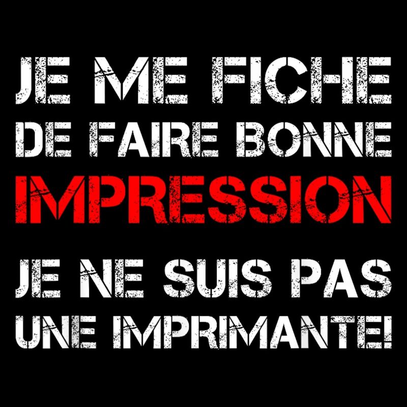 Fiche bonne impression pas une imprimante