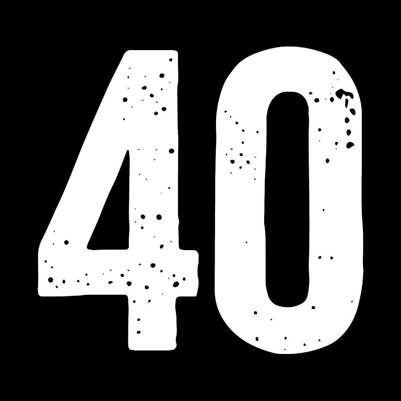 40 numéros blancs
