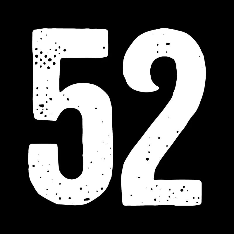 52 numéros blancs
