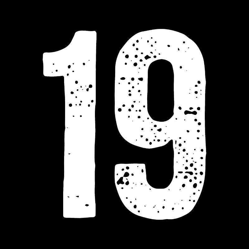19 Numéros Blanc