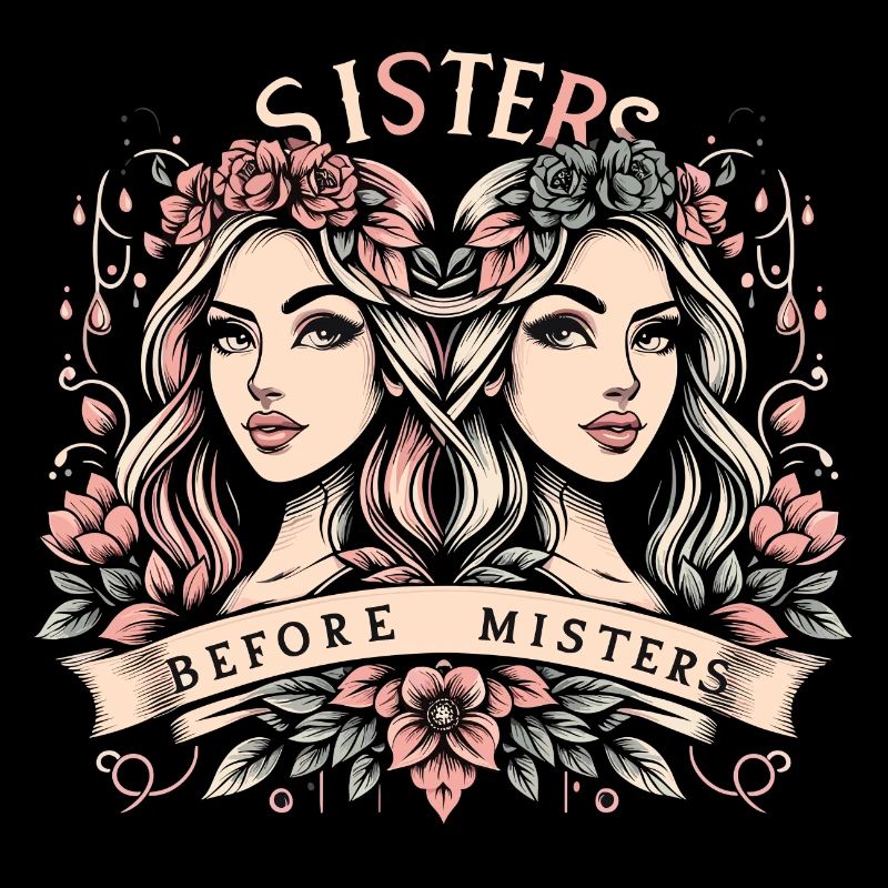Sisters before Misters Freundinnen Geschenk
