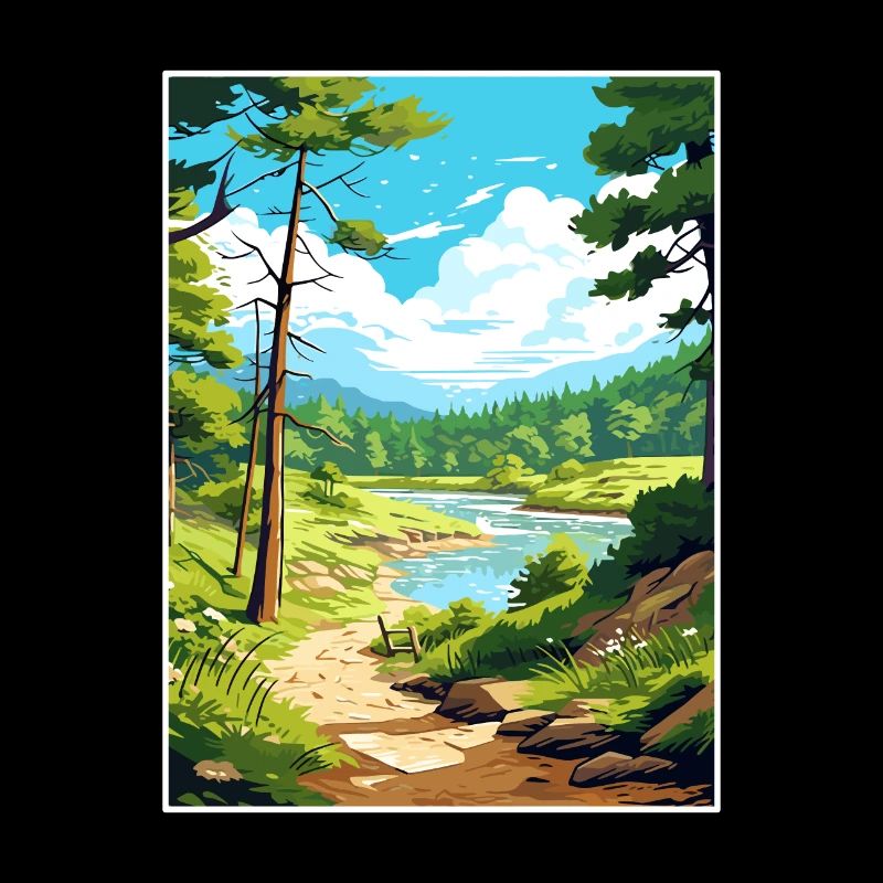 Parque Nacional Los Arrayanes Travel Poster